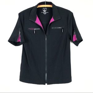 Zenergy Chico’s zip front shirt